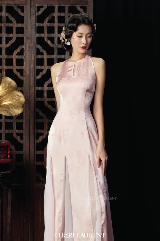 Váy Tường Nga - Hồng